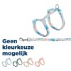 TRIXIE KATTENTUIGJE MET RIEM FLOWER POWER MOTIEF ASSORTI