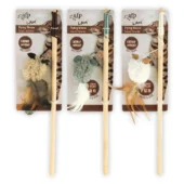 AFP Lambswool Flying Mouse- kattenspeelgoed