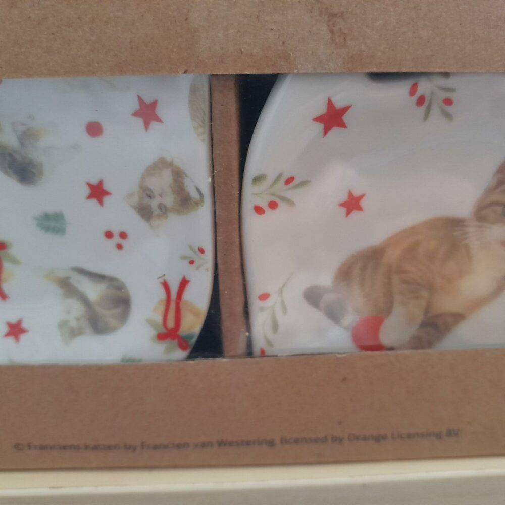 Francien theezak schoteltjes -2 stuks