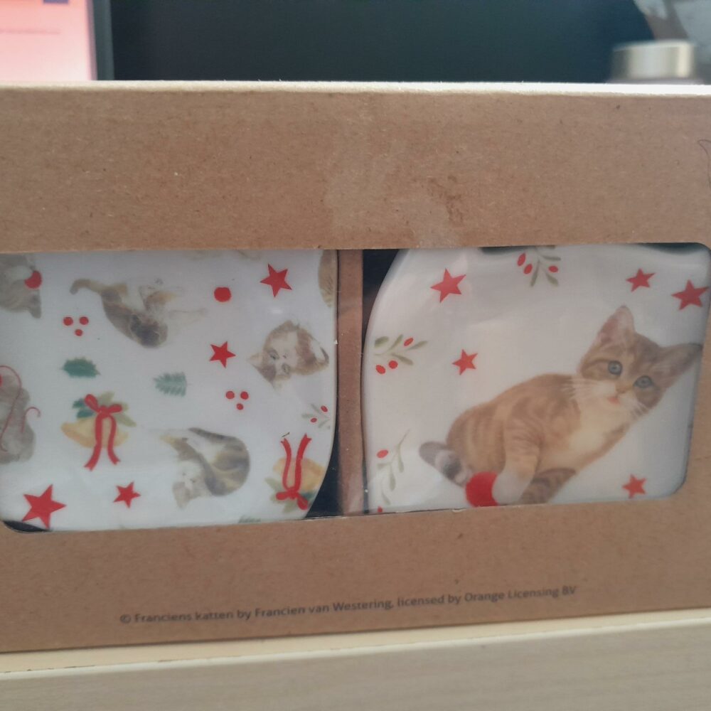 Francien theezak schoteltjes -2 stuks