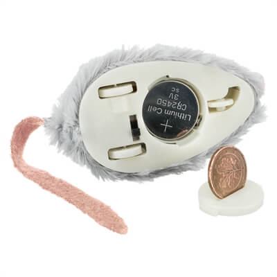 Trixie active mouse pluche – kattenspeelgoed 3st