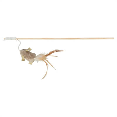 TRIXIE SPEELHENGEL MUIS MET VEREN HOUT / JUTE / CANVAS