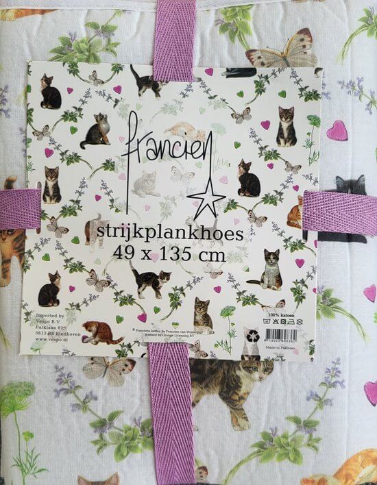 Francien katten strijkhoes - lilla